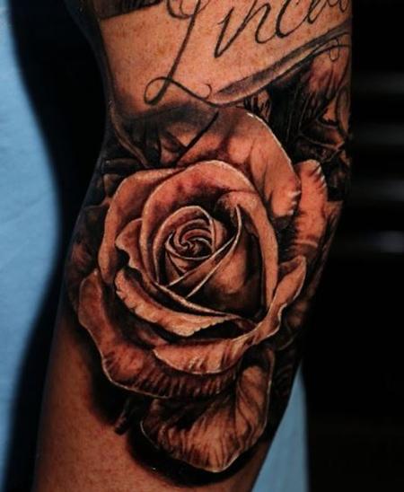 Tattoos - Chris Good Rose - 140166